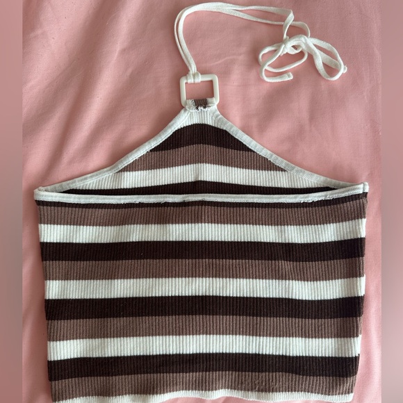 H&M- Striped halter top - Picture 2 of 3